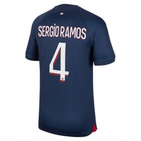 Jalkapallo Pelipaidat/Peliasut Paris Saint-Germain 2023-24 Sergio Ramos 4 Kotipelipaita
